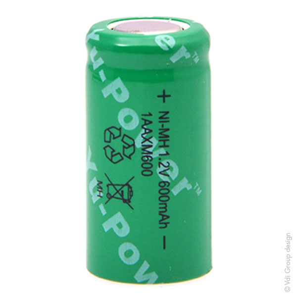 Accumulateur(s) Accus Nimh industriels 2/3AA 1AAXM600 1.2V 600mAh