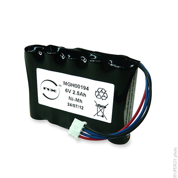 Pack(s) Batterie médicale rechargeable SAP AGILIA de Fresen 6V 2.5Ah JST