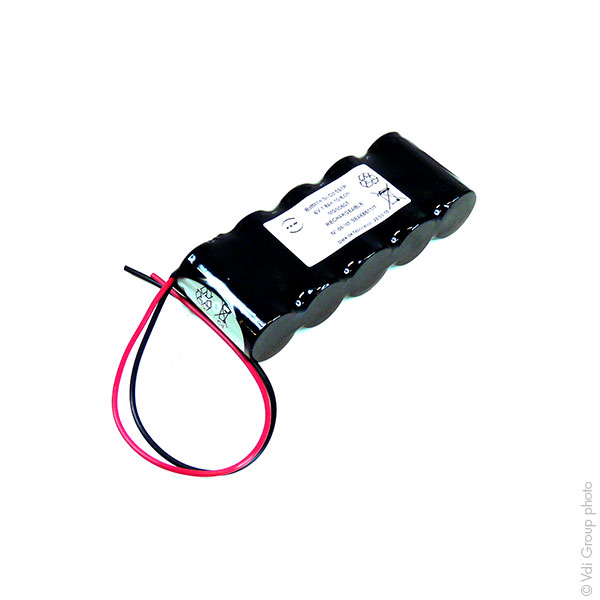 Pack(s) Batterie Nicd 5x SC  5S1P  ST1 6V 1.8Ah Fils