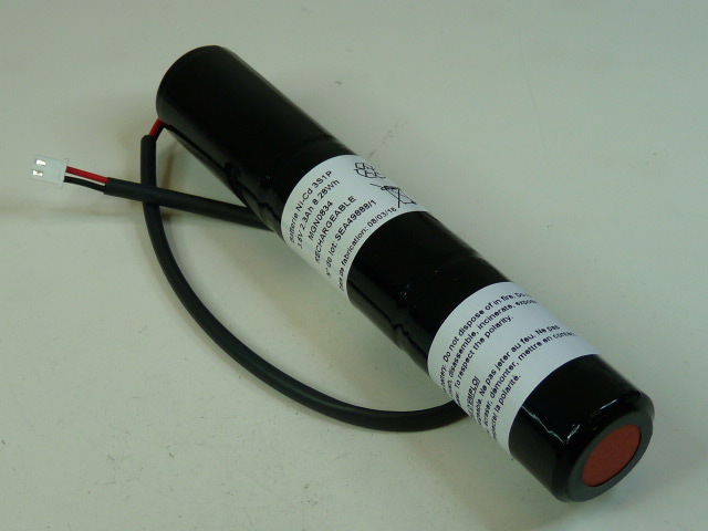Unité(s) Batterie Nicd 3 x C VRE 3S1P ST4 F300 3.6V 2.3Ah JST