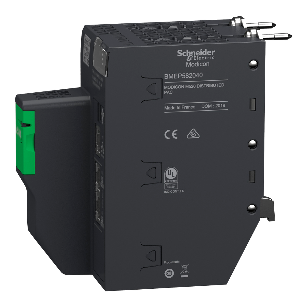 Modicon M580 - processeur - 2048 E/S TOR 512 E/S ANA - 2 Ethernet tps réel-durci
