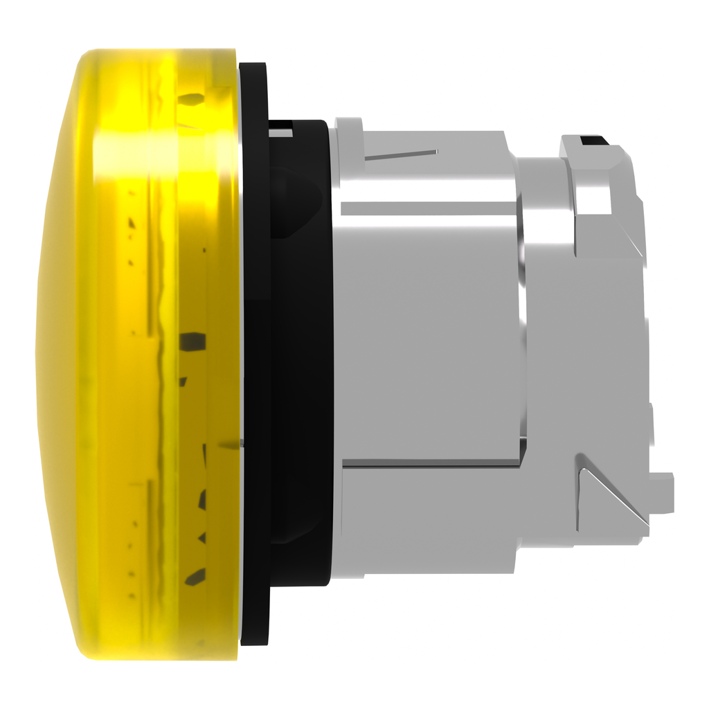 Harmony XB4 - tête voyant lumineux DEL - Ø22 - lisse - pour étiquette - jaune