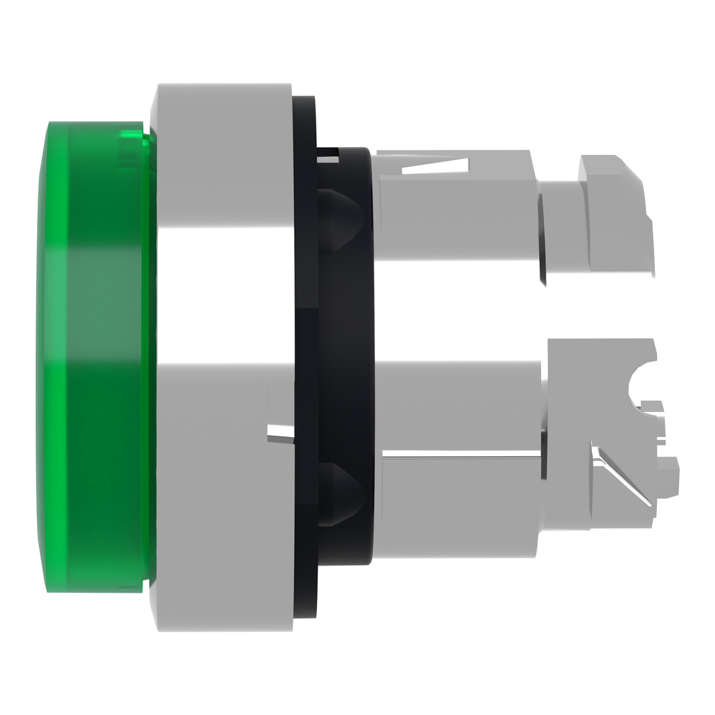 Harmony XB4 - tête bouton poussoir lumineux DEL - Ø22 - dépassant - vert