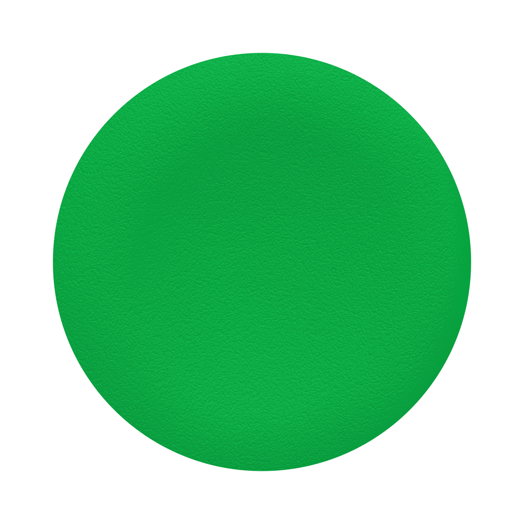 Harmony cabochon lisse -vert pour poussoir rond Ø22
