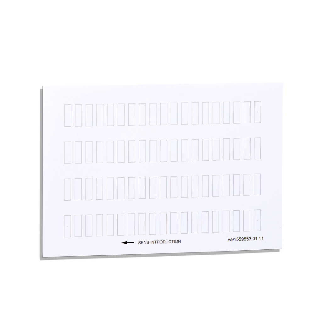Harmony planche de 76 étiquettes - Ø22 - 8 x 27 mm - non marquée, à imprimer