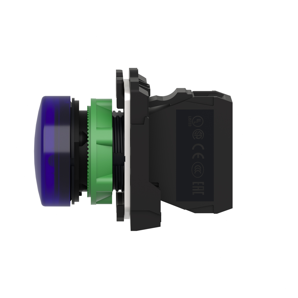 Harmony XB5 - voyant lumineux DEL - Ø22 - bleu - 230V - vis étrier