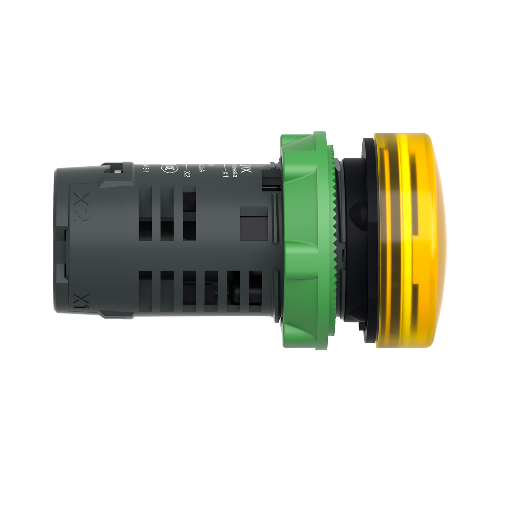 Harmony XB5 - voyant lumineux DEL - Ø22 - jaune - 24V - vis étrier