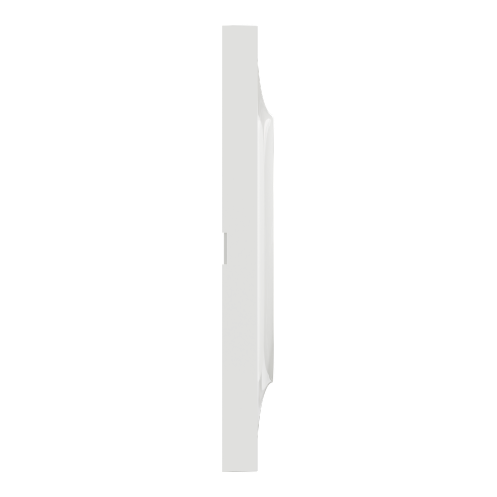 Odace 2011 Styl - plaque 1 poste blanc