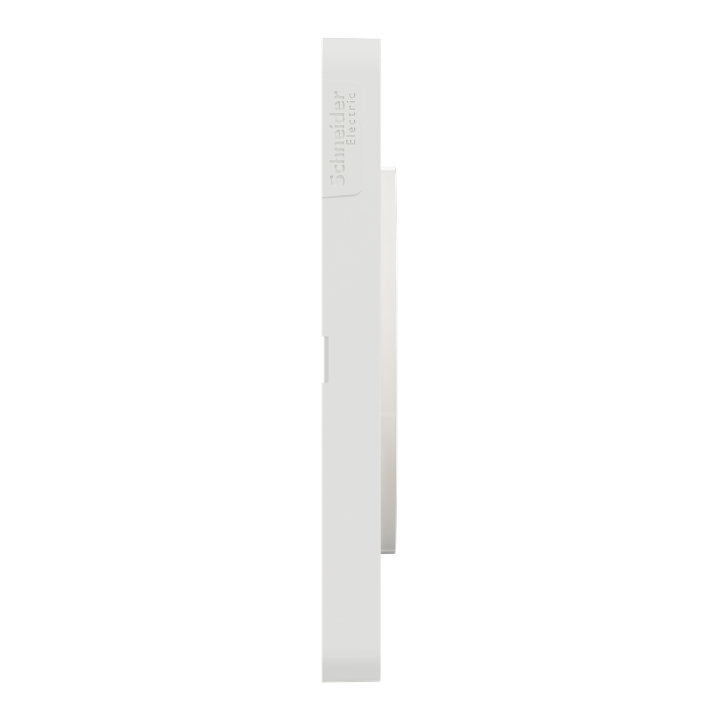 Odace 2011 Touch - plaque 4 postes H/Vt 71mm bronze brossé avec liseré blanc