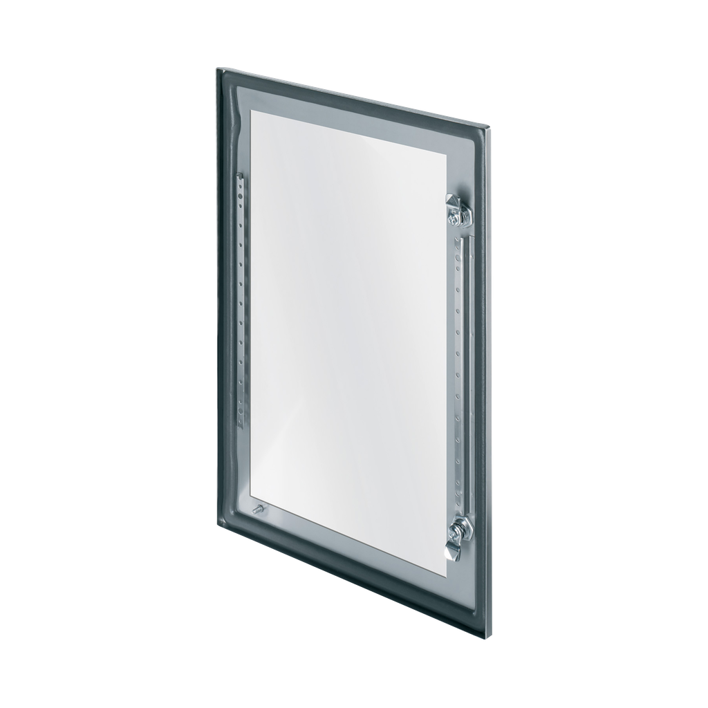 PanelSeT Pièces détachées - porte vitrée coffet inox S3X - 400x300mm - ac ferm.
