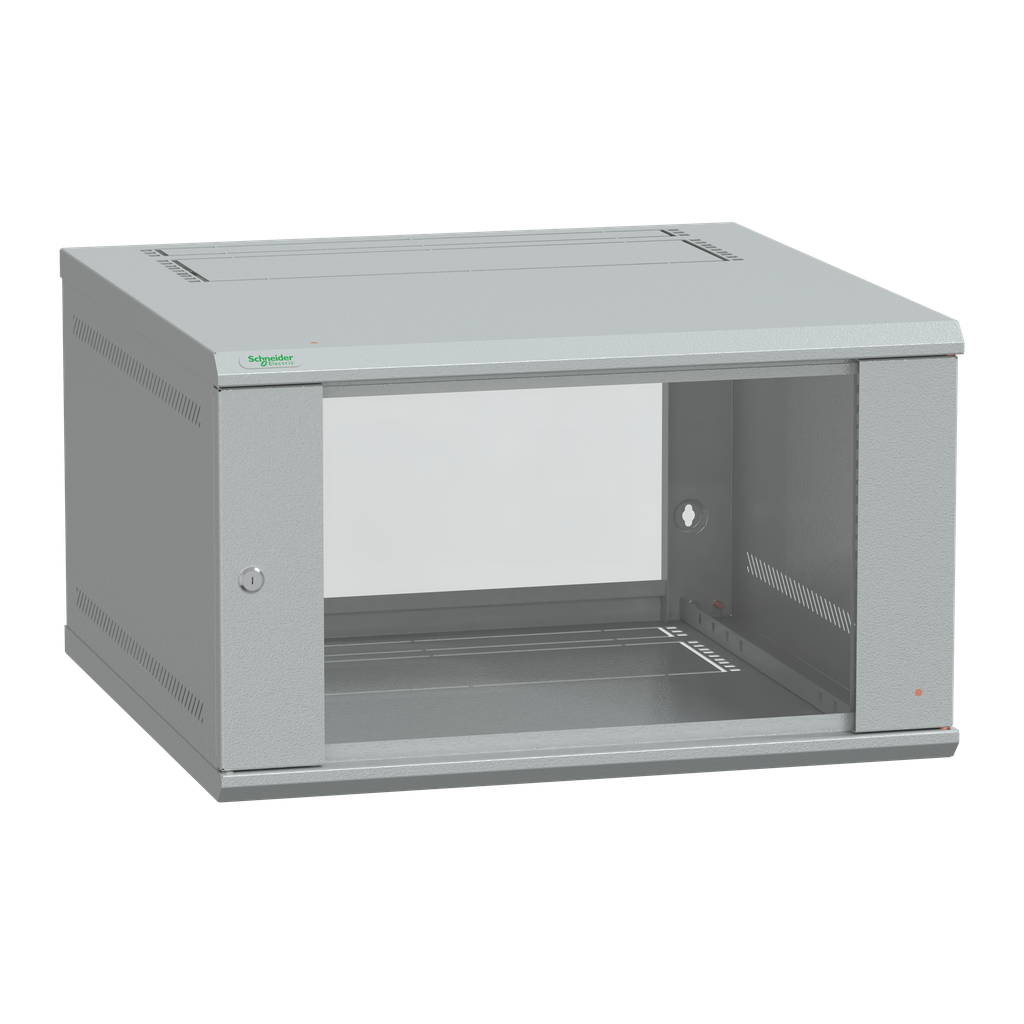 Actassi KDBox 6U, coffret VDI 19p avec vitre Securit, H 352mm L 600mm P 400mm