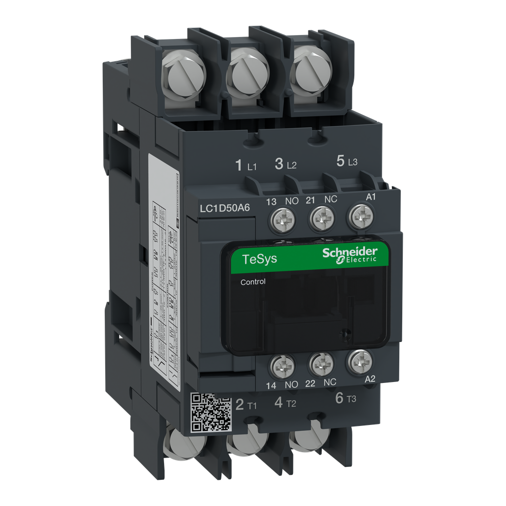 TeSys LC1D - contacteur - 3P - AC-3 440V - 50A - bobine 24Vca