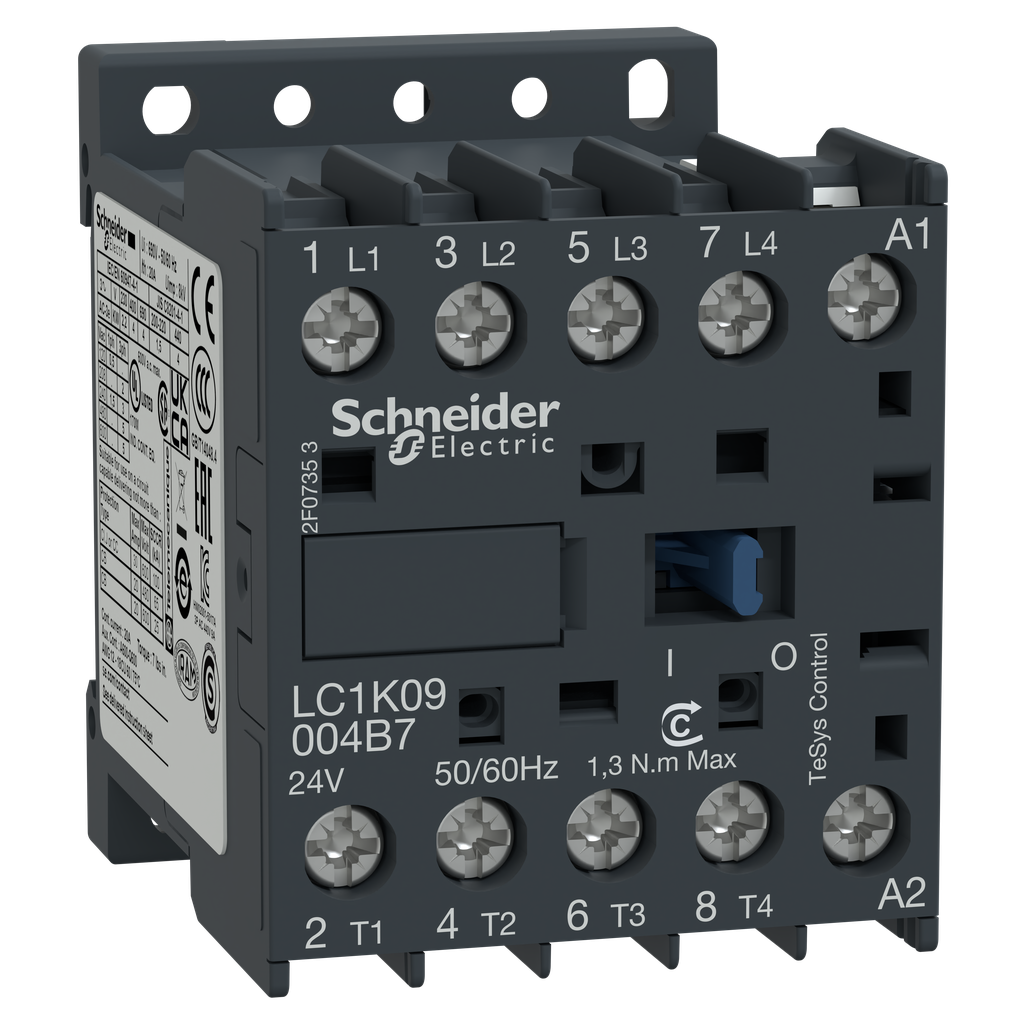 TeSys LC1K - contacteur - 4P - AC-1 440V - 20A - bobine 115Vca