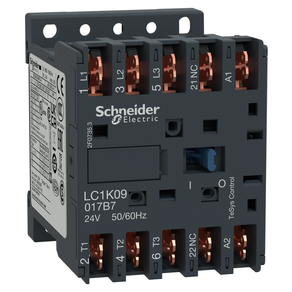 TeSys LC1K - contacteur - 3P - AC-3 440V - 9A - bobine 24Vca