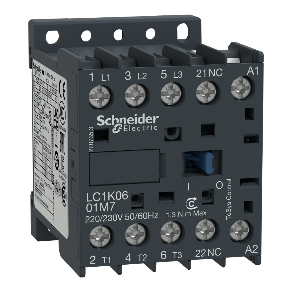 TeSys LC1K - contacteur - 3P - AC-3 440V - 16A - bobine 110Vca