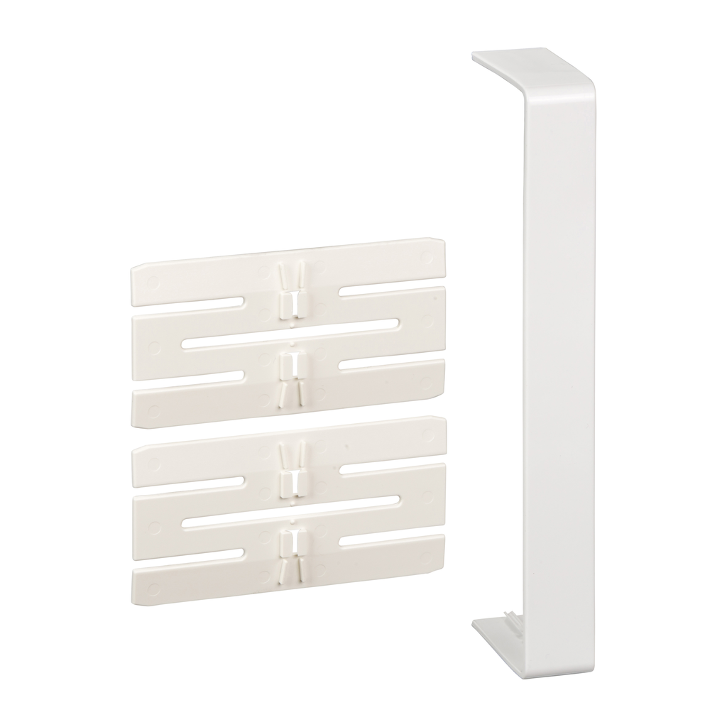 OptiLine 45 goulotte pvc blanc polaire 185 x 55 mm - joint de fond
