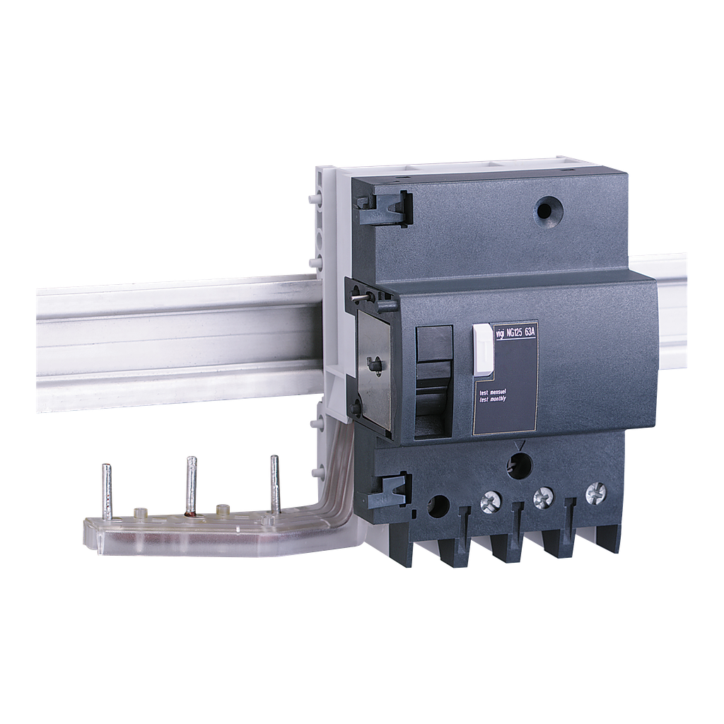Acti9 Vigi NG125 - Bloc diff. 230Vca à 400Vca - 3P 63A 300mA - sélectif - Type A