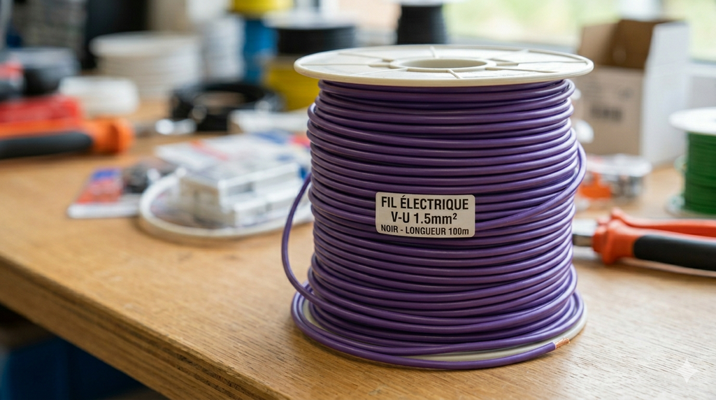 H07 V-U 1,5 VIOLET  FILM PLAS.    C100