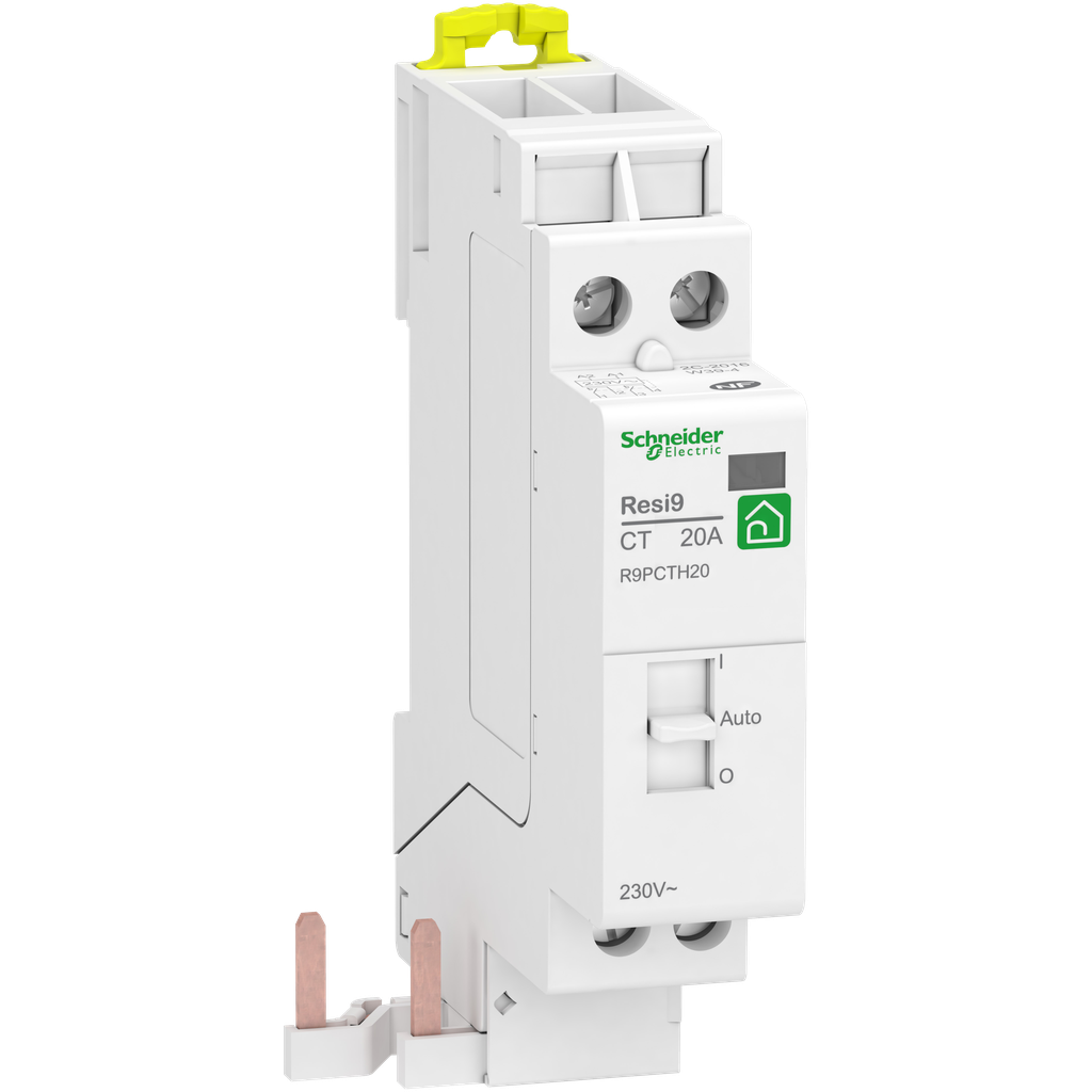 Resi9 - contacteur heures creuses - 2NO - 20A