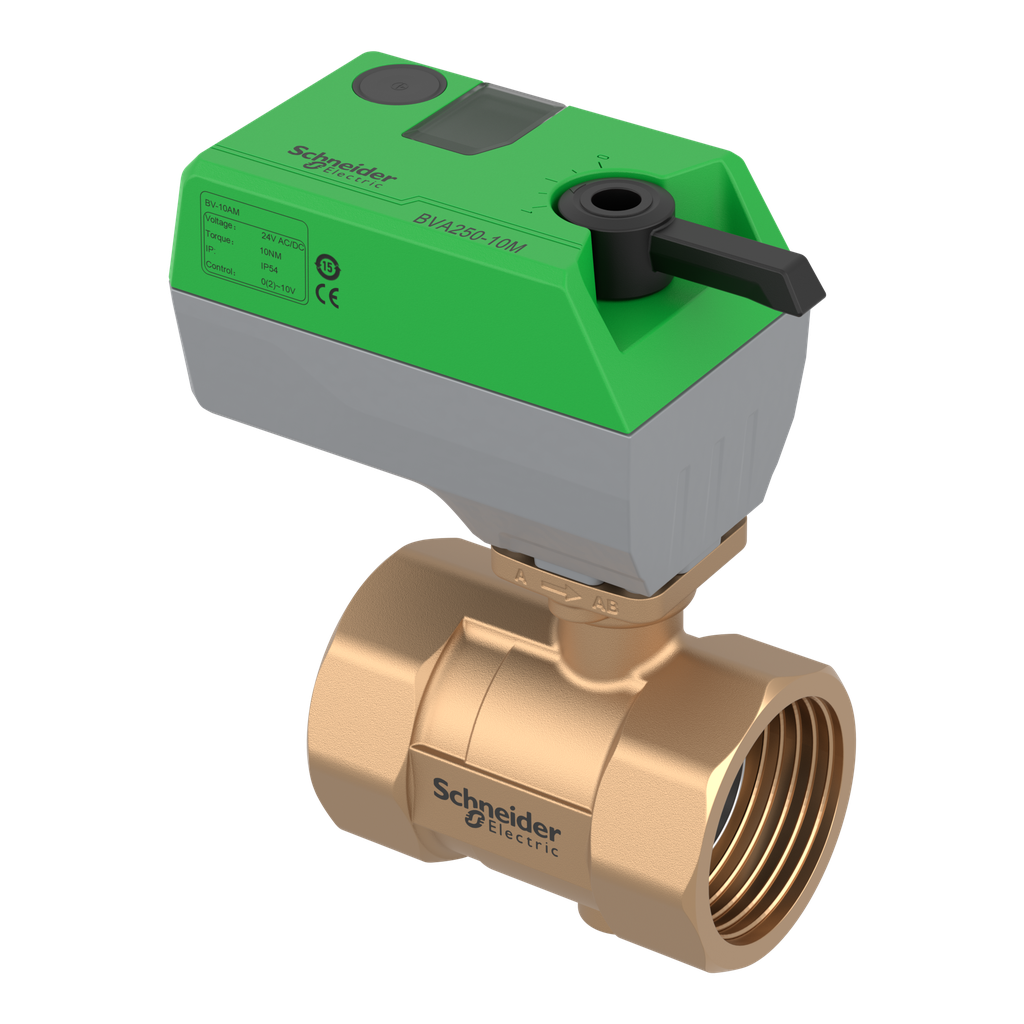 EasyLogic Vanne à boisseau sphérique DN25 3Nm avec moteur 3 points