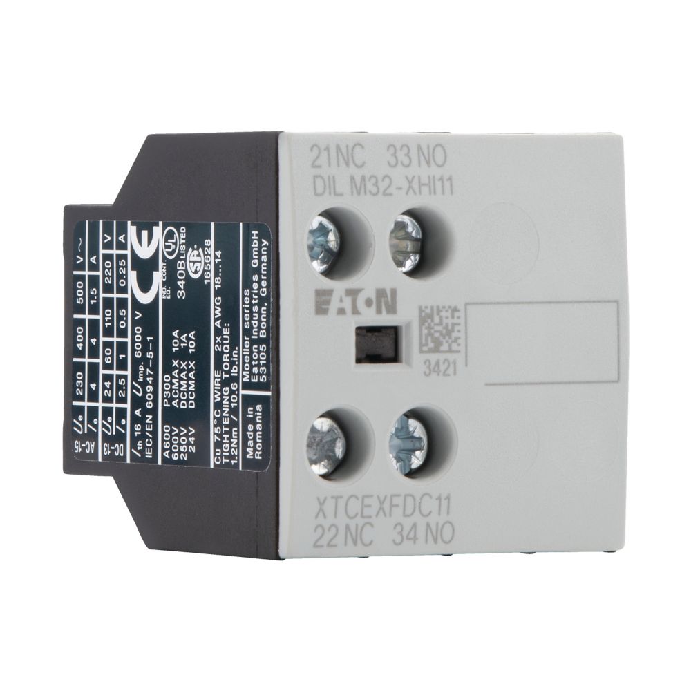 Contacts auxiliaires, 1F+1O