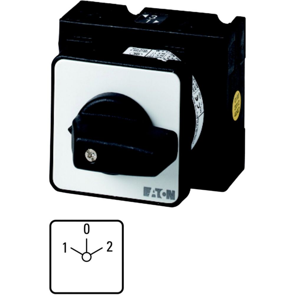 Inverseurs, Contacts: 8, 32 A, plastron: 1-0-2, 60°, à accrochage, encastré