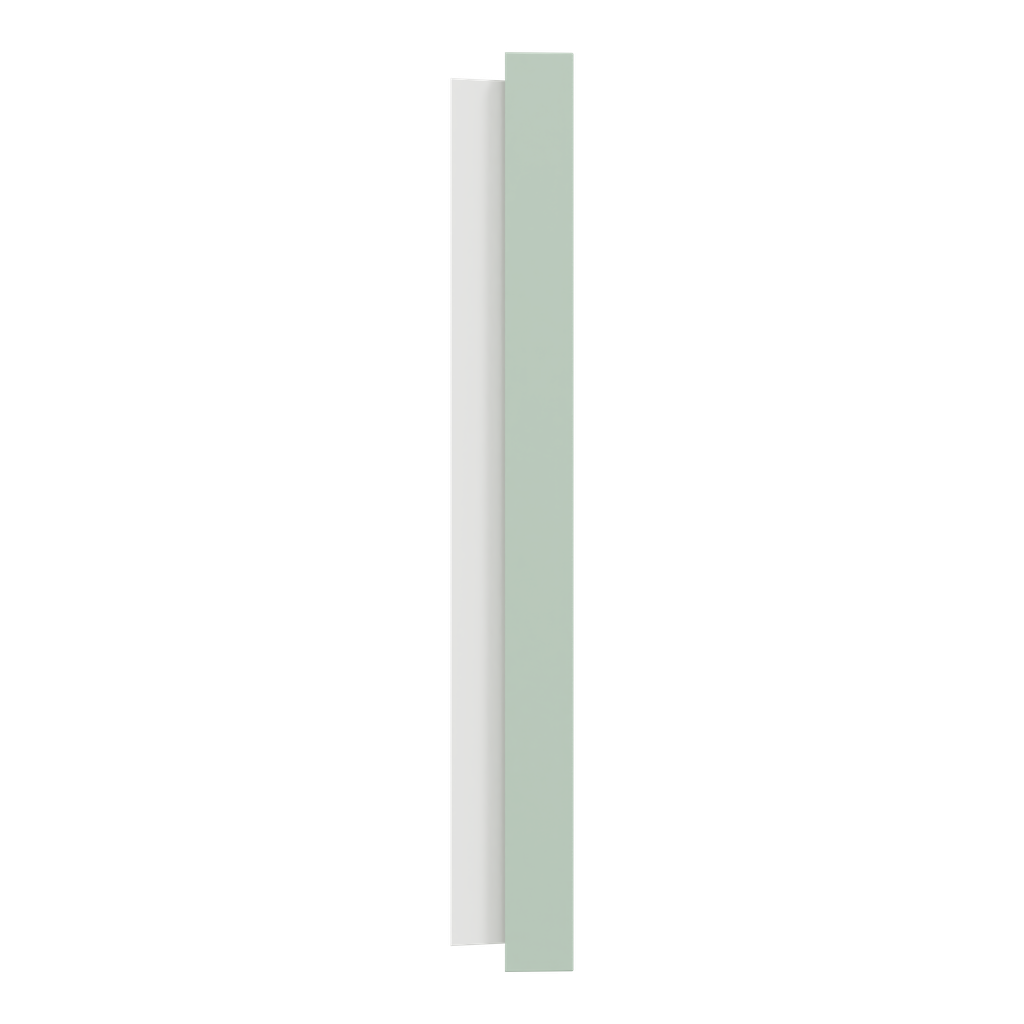 Odace - plaque de finition 3 postes - couleur Vert jade
