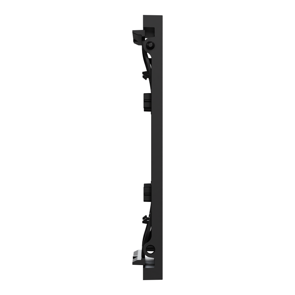Odace Architecte - plaque de finition centrale - couleur Noir onyx