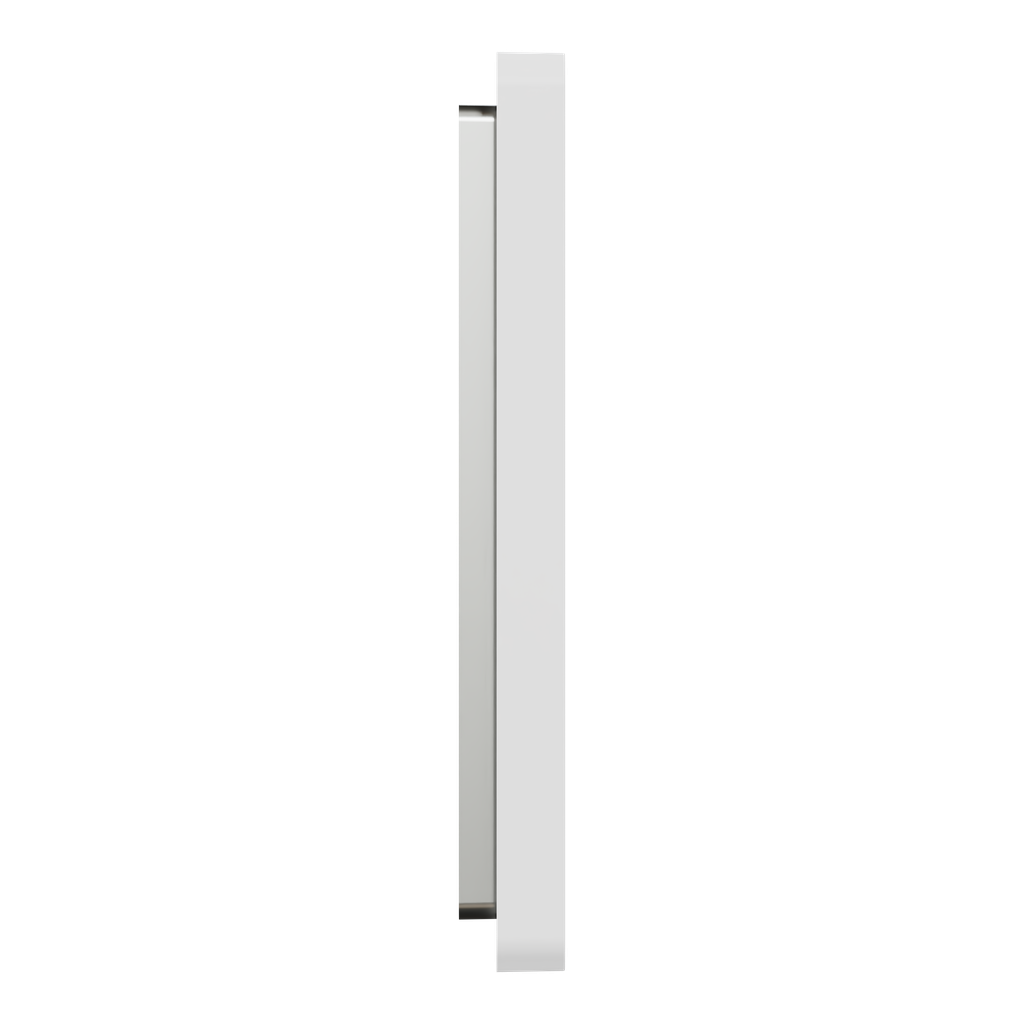 Odace Architecte - plaque de finition latérale - effet Céramique Blanc