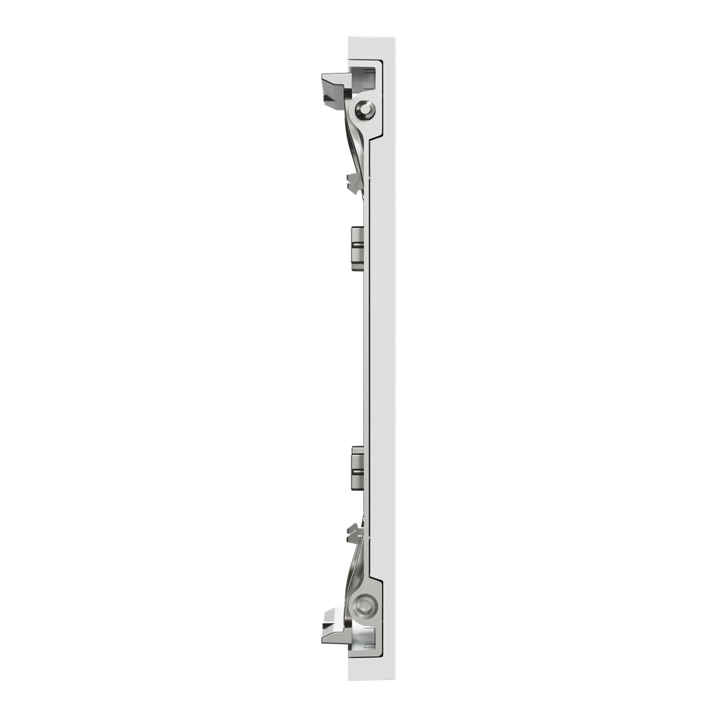 Odace Architecte - plaque de finition centrale - effet Céramique Blanc