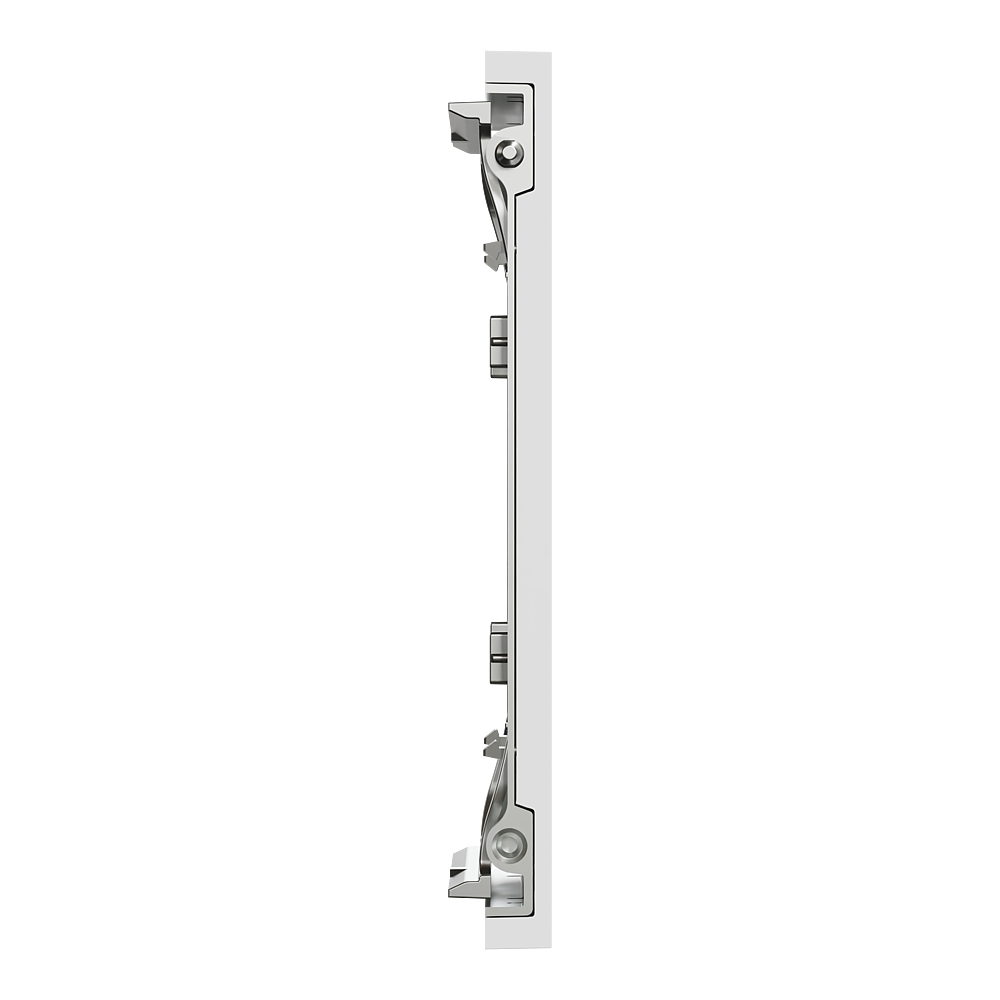 Odace Architecte - plaque de finition centrale - effet Céramique Blanc