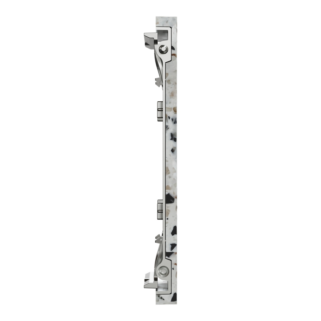 Odace Architecte - plaque de finition centrale - effet Terrazzo