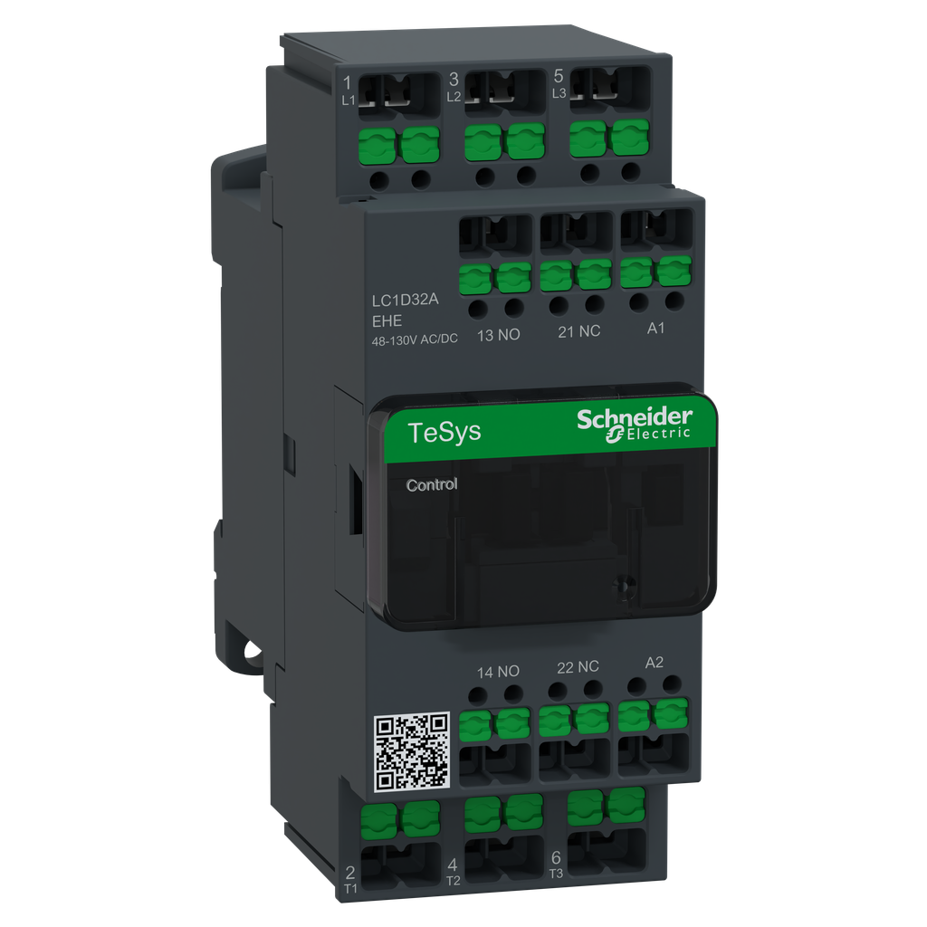 TeSys LC1D - Snap In - Advanced - 3P - AC3 - inf 440V 32A - 48 à 130Vca-cc
