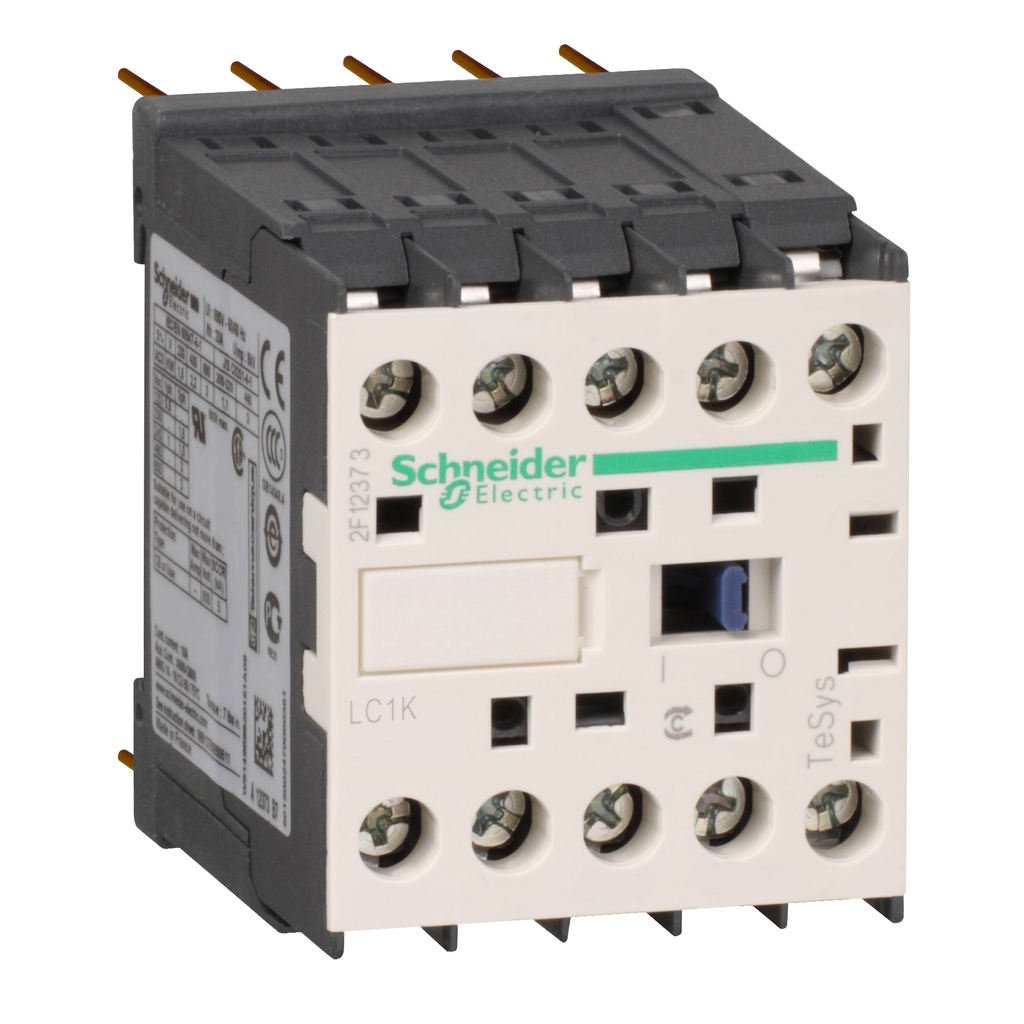 TeSys K - contacteur EN 60335 3P(3 NO) + 1NF - AC3 <=440V 12A - 12Vcc - CI