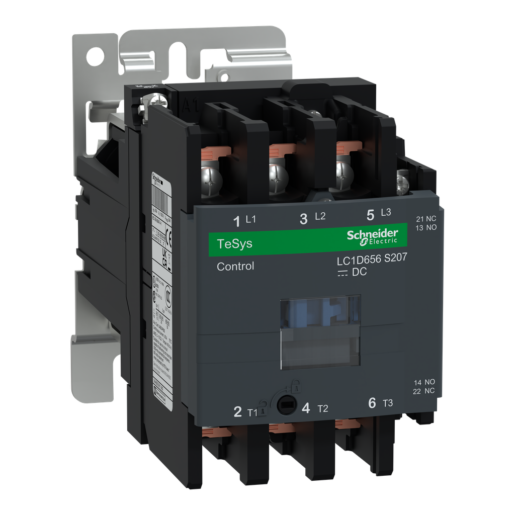 TeSys D - contacteur EN45545 - 3P(3NO) - AC3 <=440V 65A - 24Vcc - cosses fermées