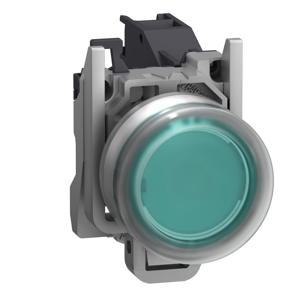 Harmony XB4 - bouton poussoir à impulsion Atx gaz - Ø22 - pour étiq - vert - 1F