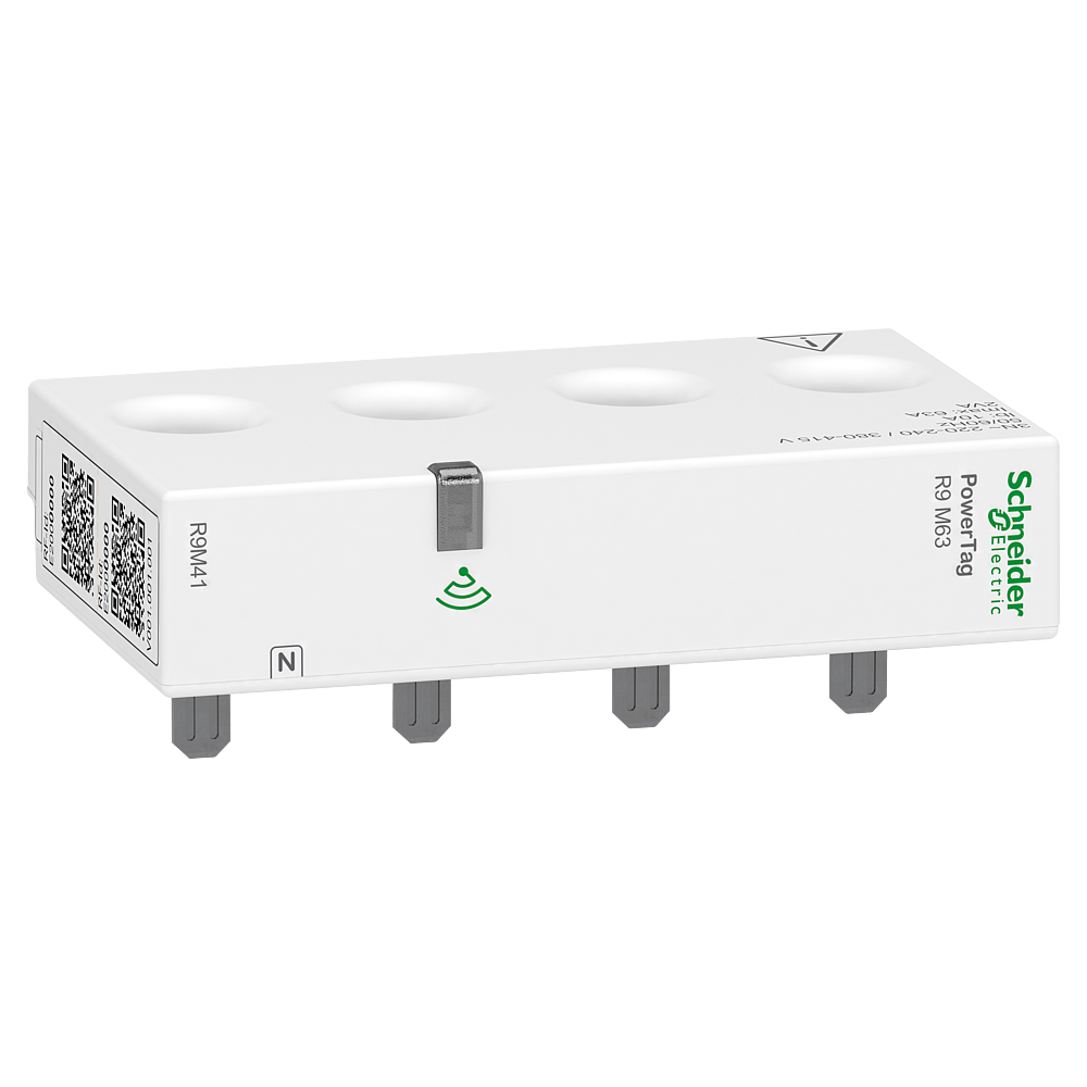 PowerTag R9 M63 3PN T Capteur d'énergie PowerTag Resi9 Monoconnect Max 6