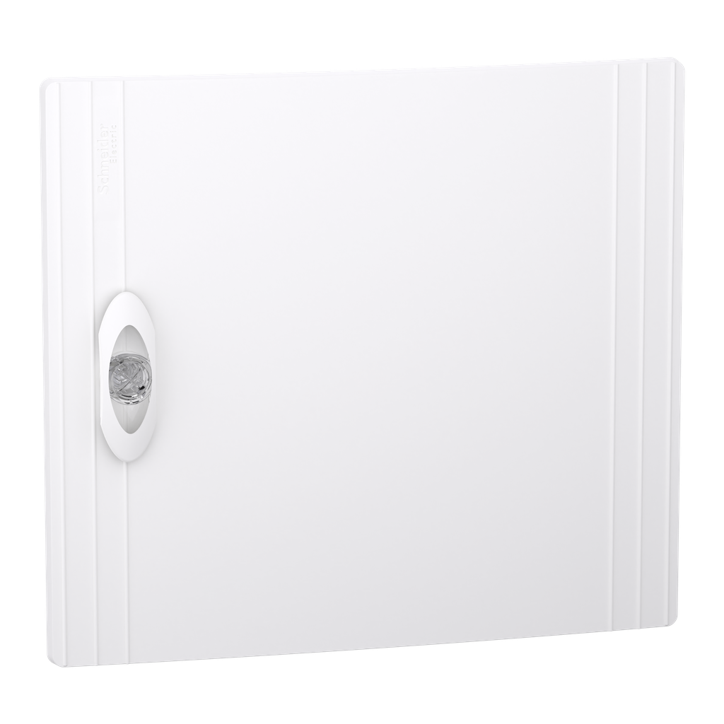 PrismaSeT XS - Porte pleine RAL9003 pour coffret encastré 1 rangée 13 modules