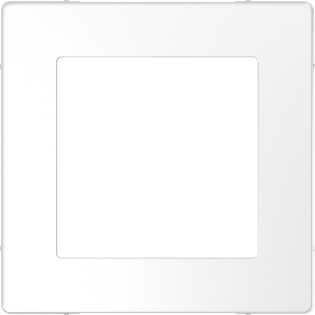 D-Life - cadre de finition pour méca 45x45 Unica - blanc lotus - 1 poste