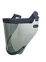 ecran facial arc flash 14 cal/cm² gris à fixer sur casque par clips