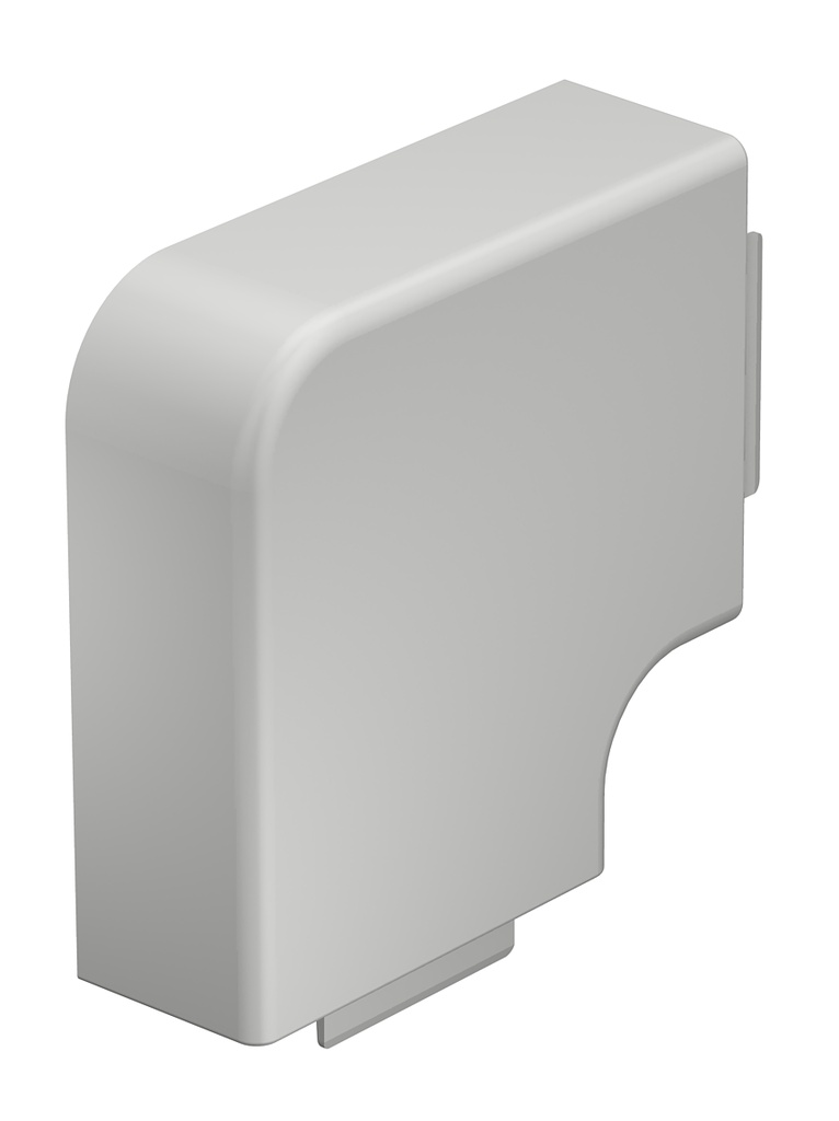 Angle plat 40x90mm Chlorure de polyvinyle blanc pur RAL 9010