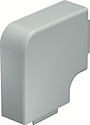 Angle plat 40x90mm Chlorure de polyvinyle blanc pur RAL 9010