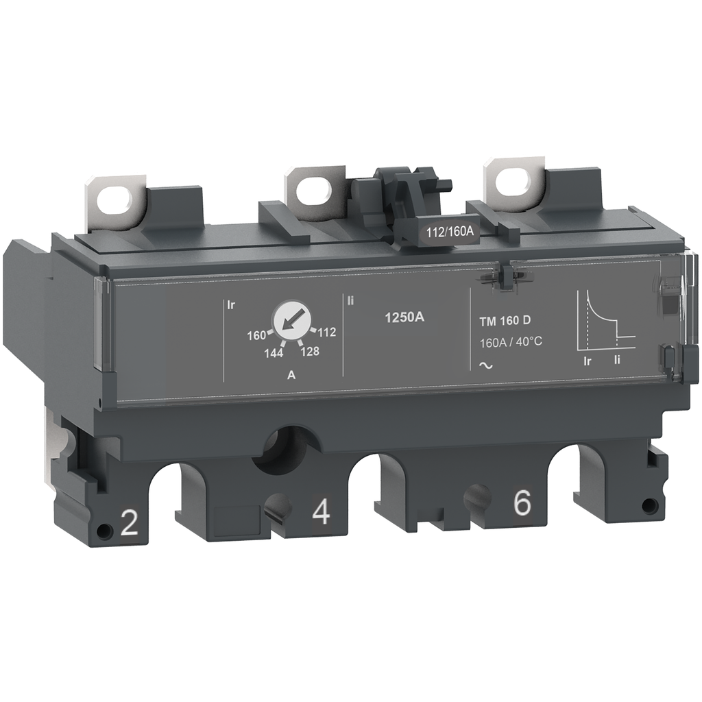 ComPacT NSX - Déclencheur magnéto-thermique - TM-D 80A - 3P3D pour NSX100