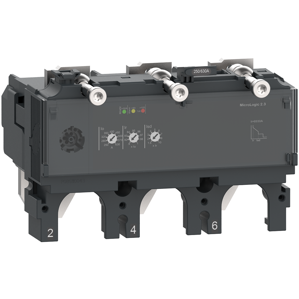 ComPacT NSX - Déclencheur MicroLogic 2.3 630A - 3P3D pour NSX630