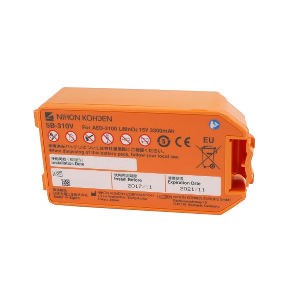 Batterie(s) Batterie médicale non rechargeable Nihon Kohden 15V 3.3Ah
