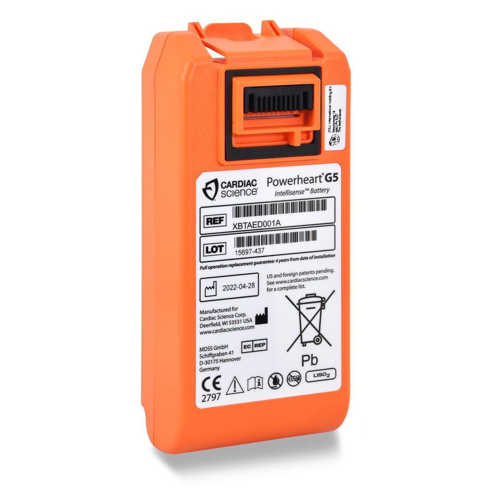 Batterie(s) Batterie médicale rechargeable Cardiac science Powerheart G5 12V 7.5