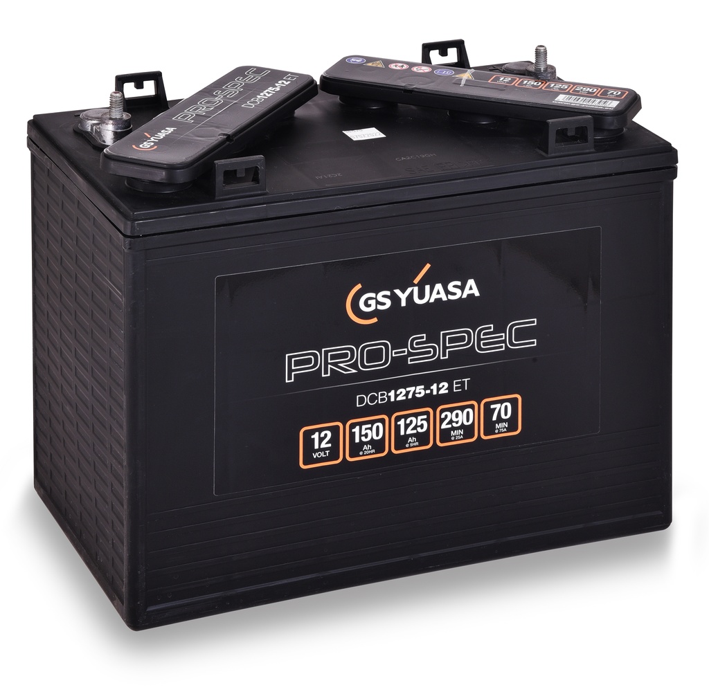 Batterie(s) Batterie traction YUASA PRO-SPEC DCB1275-12 12V 150Ah M8-V
