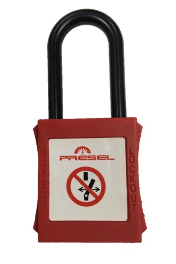 cadenas plastique rouge anse nylon 6mm clé aléatoire Z