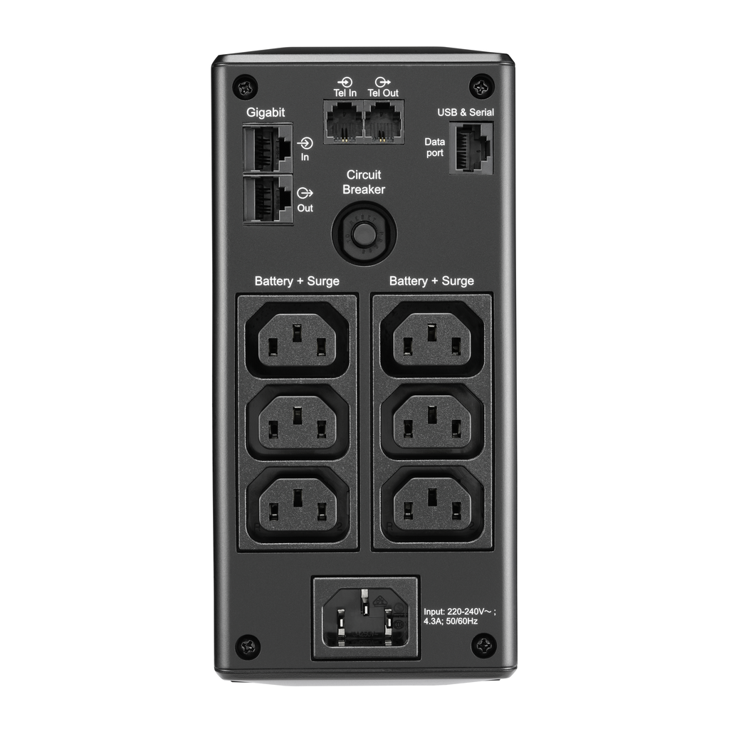 Back UPS Pro BR 900VA - 6 CEI - AVR - Interface LCD