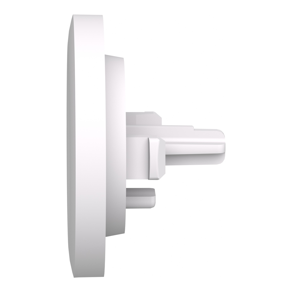 Harmony - capsule pr bouton poussoir - Ø22 - affleurant lisse - flèche - blanc